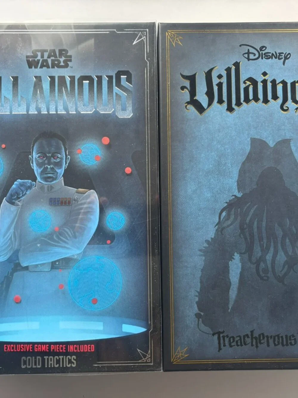 NEW Ravensburger Villainous Star Wars Cold Tactics & Disney Treacherous Tides